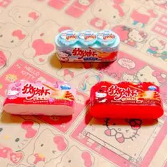 810*デコパーツ チョコつけ棒 駄菓子 お菓子 猫 ミニチュア フード