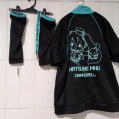 初音ミク　シナモロール　シナモン　ジャージ　半袖　M　おまけ：アームガード