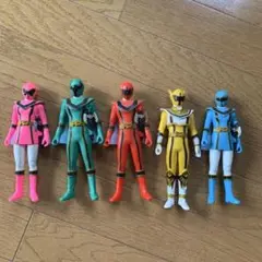 魔法戦隊マジレンジャー ソフビ フィギュア　５個