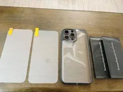 iPhone16ProMax 保護フィルム2枚+スマホケース