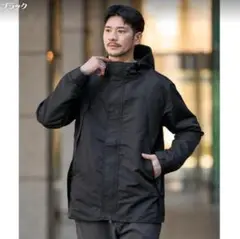 SPUスプ マウンテンパーカー メンズ 撥水 マンパ ジャケット L