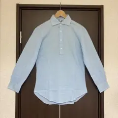 G.Inglese【ジ・イングレーゼ】　シャツ 41　青　プルオーバシャツ G.Inglese【ジ・イングレーゼ】 シャツ 41 青 プルオーバシャツ