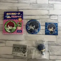 カラフルピーチ　なおきり　ぺたっとねじまき　刺繍缶バッジ　ならぶんです。