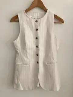 【完売品】ロングスーツベスト 36 エイチアンドエム H&M はなあざ
