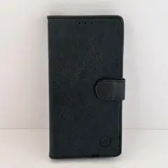 Xperia 10 IV ケース 手帳型 PUレザー ブラック カード収納