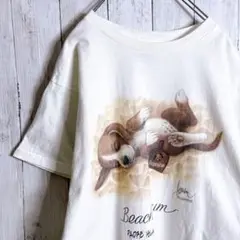 【入手困難】90s～ アニマル Bob Harrison 犬 dog Tシャツ