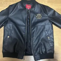 GUESS ブラック レザージャケット