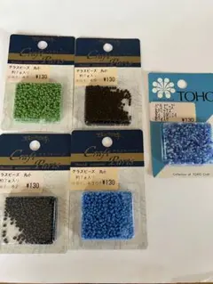 丸小ビーズ 5パック おまけ付き まとめ売り