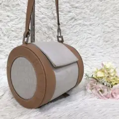 ✨美品✨ブルガリ ショルダーバッグ ビーゼロワン ロゴマニア キャンバス 筒型