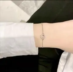 ブレスレット サークルブレスレット CZ 韓国風