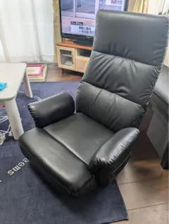 リクライニング回転座椅子 黒　ニトリ