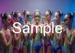 A4サイズアートポスター 1点もの 美女ポスター最高品質 D-E-４０