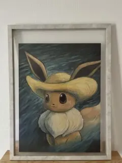 ゴッホピカチュウ  ジグレー　30×40cm ゴッホピカチュウ ジグレー30×40cm