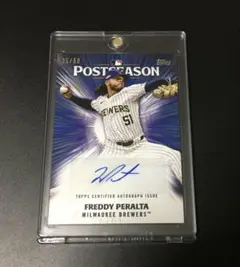 /50 Freddy Peralta Topps 2025 Auto サイン