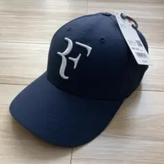 【未使用】ユニクロ RFキャップ 企業ロゴ入り ネイビー