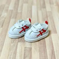 オビツ11 ラインスニーカー 靴 レッド 赤 推し活 着せ替え ねんどろいど