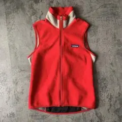 【patagonia】パタゴニア(XS)フリース ノースリーブ USA製