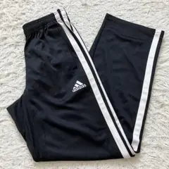 《美品人気早い者勝ち》アディダストラックパンツ160サイドファット3ライン