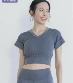 sukala アクティブクロップドトップス　セットアップ