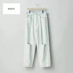 【新品】stein -VINTAGE DAMAGE WIDE DENIM - L