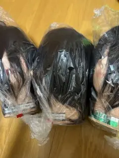 美容師実習用ウィッグ 3個セット