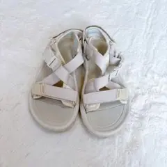 【美品】TEVAHURRICANEVERGE25cmスポーツサンダルベージュ人気