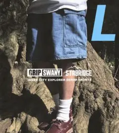 STABRIDGE GRIP SWANY DENIM SHORTS デニム L