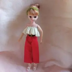 31　赤パンツリカちゃん　ハンドメイド