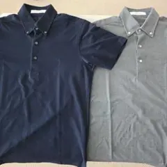 GREEN LABEL RELAXING ネイビー グレー セット ポロシャツM