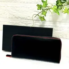 現品限り⭐️メンズ　長財布　ラウンドファスナー　財布　ブラック　プレゼント