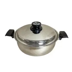 【美品】CookBest ステンレス両手鍋 30cm T304 JUKI cookbest クックベスト ステンレス全面7層 深両手鍋