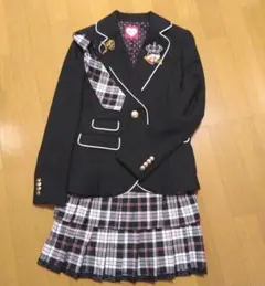 デコラピンキーズ 165㎝ 卒業式 フォーマル ネクタイ付き 制服 ☆ 美品
