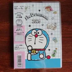 ドラえもん　2026年　スケジュール帳　A6サイズ　ダイアリー手帳