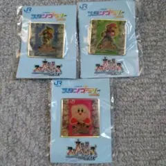 JR西日本限定　大乱闘スマッシュブラザーズ　ピンバッチ　リンク　マリオ　カービィ