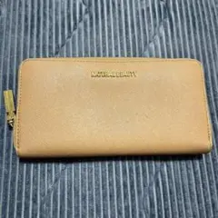 【中古美品】 NATURAL BEAUTY ベージュ 薄い 長財布 NATURAL BEAUTY ナチュラルビューティー 財布 長財布 レディース