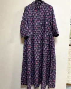 superlady by山本寛斎　スーパーレディー　五部袖ワンピース
