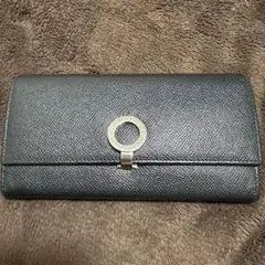 【早い者勝ち】BVLGARI 黒 長財布
