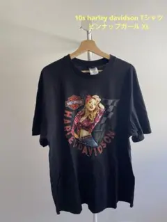 希少　10s harley davidson Tシャツ　ピンナップガール XL