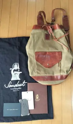 SANDAST Los Angeles サンダスト ロサンゼルスボストンバッグ SANDAST Los Angeles サンダスト ロサンゼルス キャンバス