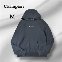 Championチャンピオン　 フード付きパーカー　ブラック　カジュアル　M