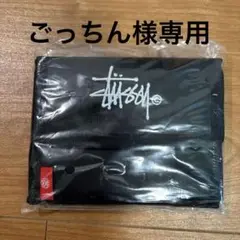 Stussy ブラック 三つ折り財布