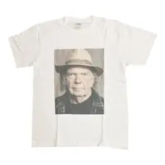 ニールヤング Neil Young ロック バンド ホワイト S Tシャツ