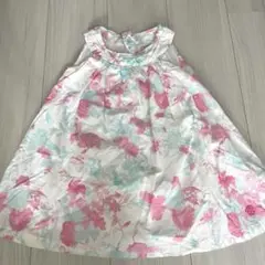 ARMANI JUNIOR 花柄ノースリーブワンピース 2A