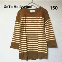 《GoTo Hollywood》刺繍 長袖Tシャツ