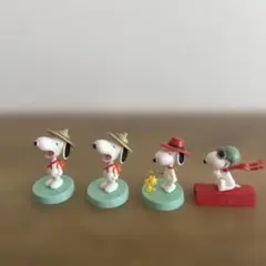 スヌーピーフィギュア 4体セット
