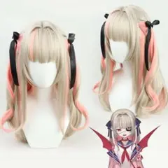 魔界ノりりむ ウィッグ コスプレ にじさんじ VTuber VTB 即日発送