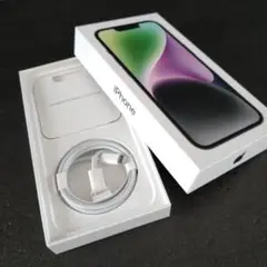 iPhone 14 ミッドナイト の空箱と同梱されていた付属品