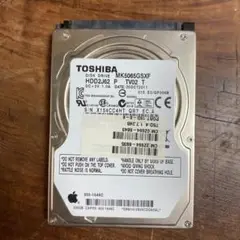 【中古HDD】TOSHIBA 500GB SATA/回数1845 時間25939
