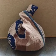 【訳あり】柿渋染め手ぬぐいしじみバック