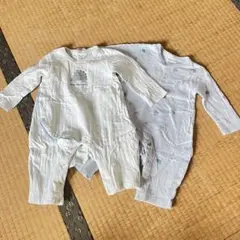 恐竜柄ロンパース2点セット(~80cm)
